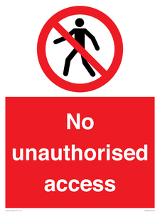 No unauthorised access